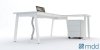 BIURKO PRACOWNICZE | CITY | BLF16 | Melamina 160cm BIURKO PRACOWNICZE | CITY | BLF16 | Melamina 160cm